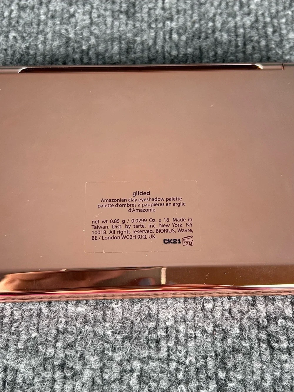 Gorgeous TARTE *Gilded* 18 pan Amazonian Clay Eyeshadow Palette ~ NWOB